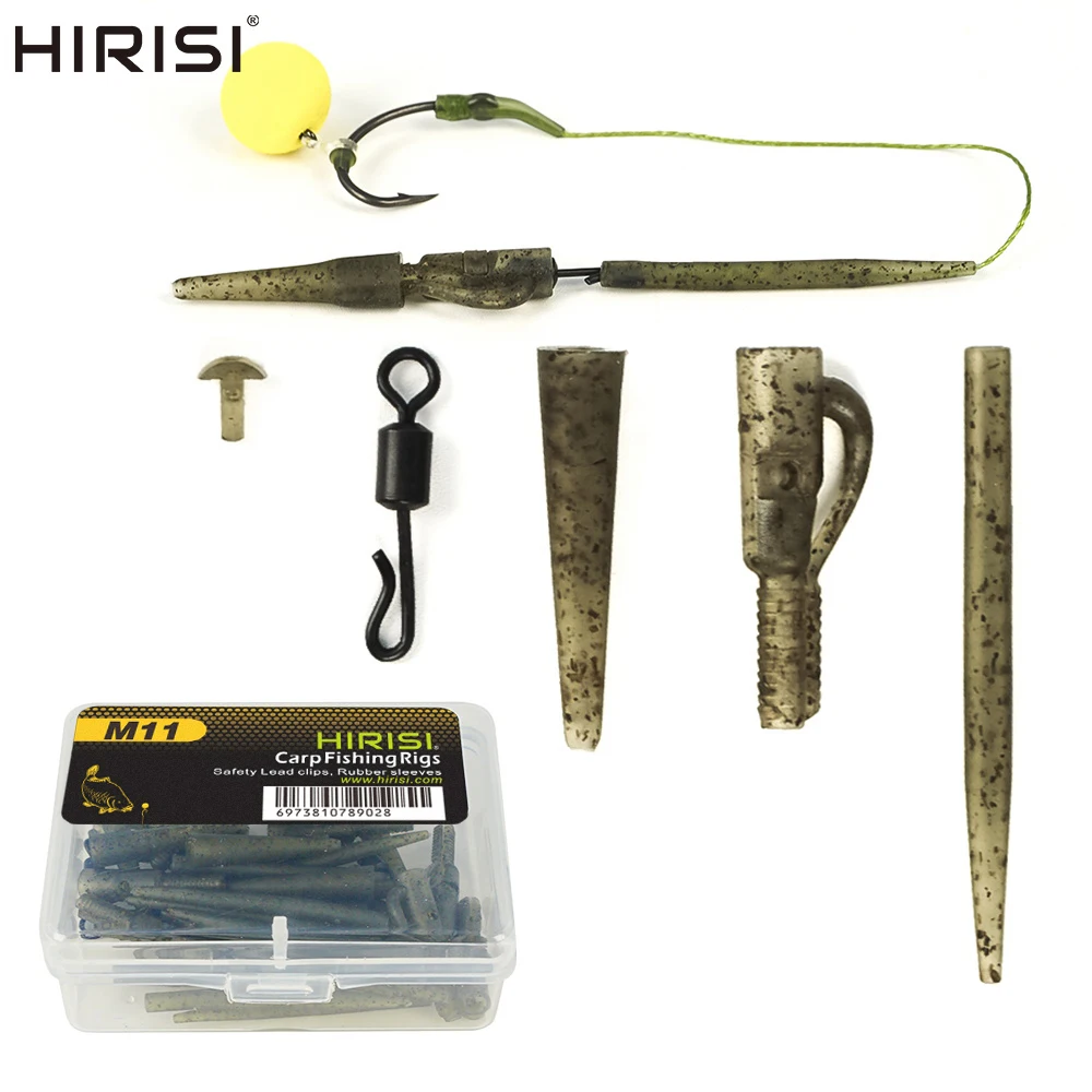 Hirisi 퀵 체인지 잉어 리그 키트 40pcs 안전 - Freshwater Fishing Kit 리뷰 및 가격