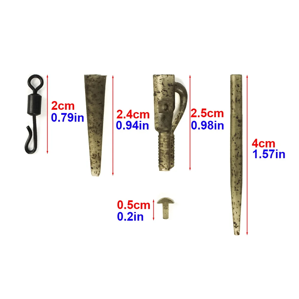 Hirisi 퀵 체인지 잉어 리그 키트 40pcs 안전 - Freshwater Fishing Kit 리뷰 및 가격