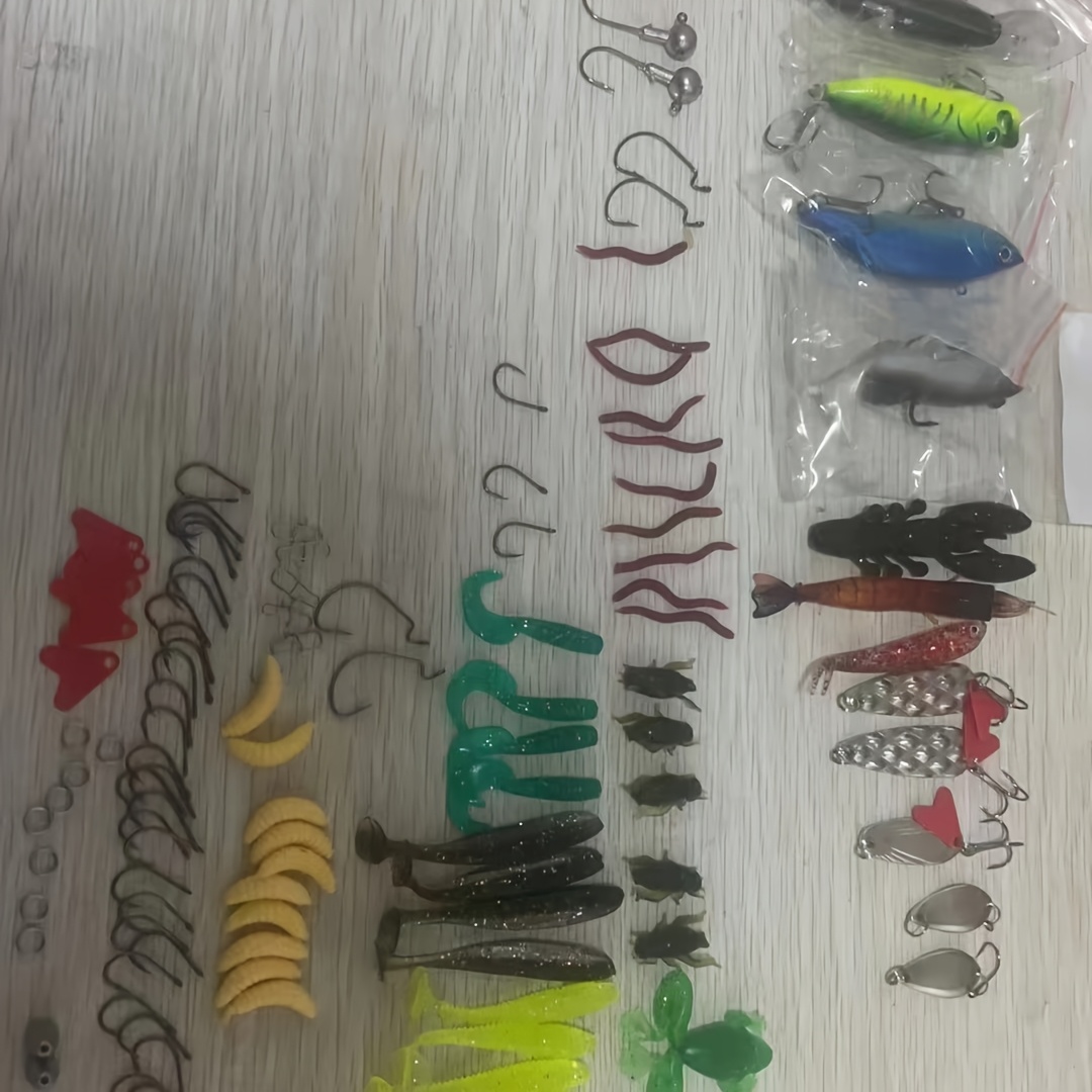 133개 프리미엄 낚시 미끼 세트, 낚시 장비 및 용품 - Fishing Equipment Lures 리뷰 및 가격